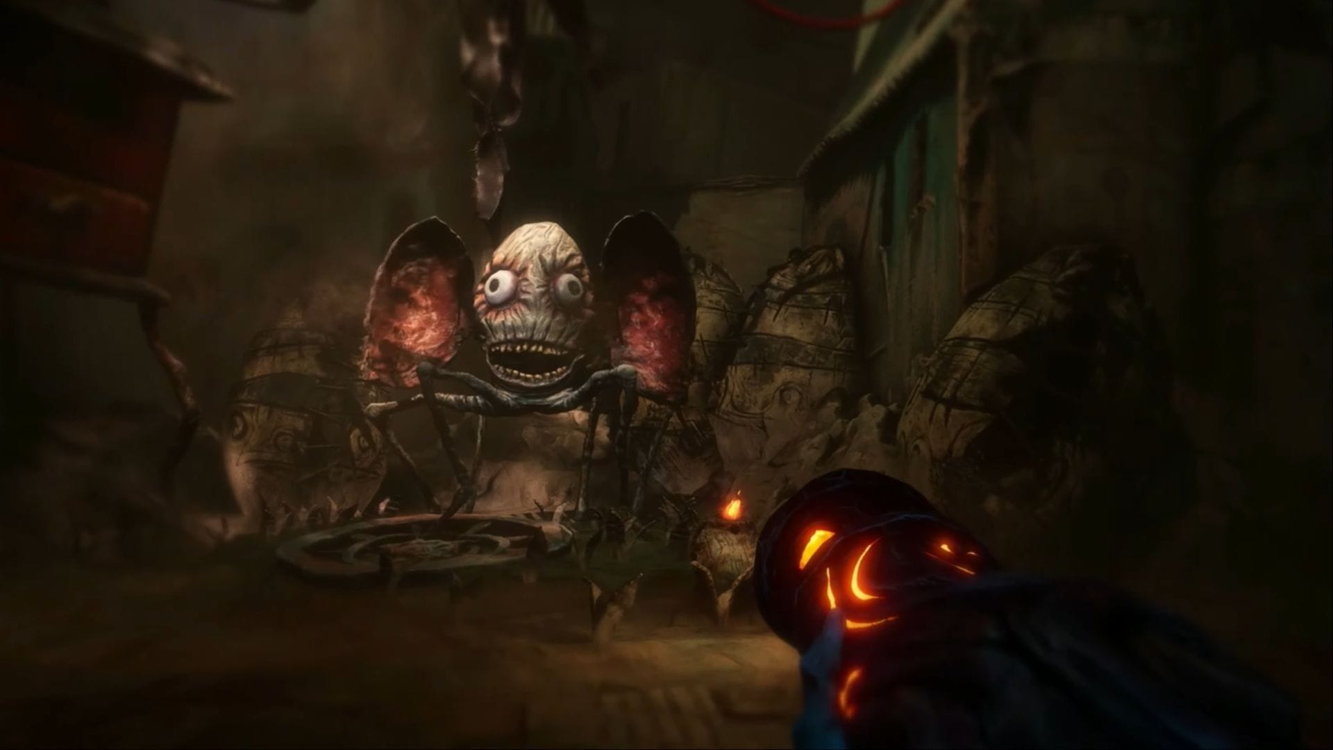 Can you brave the horrors that lurk in this twisted realm? (Image via Fast Travel Games)