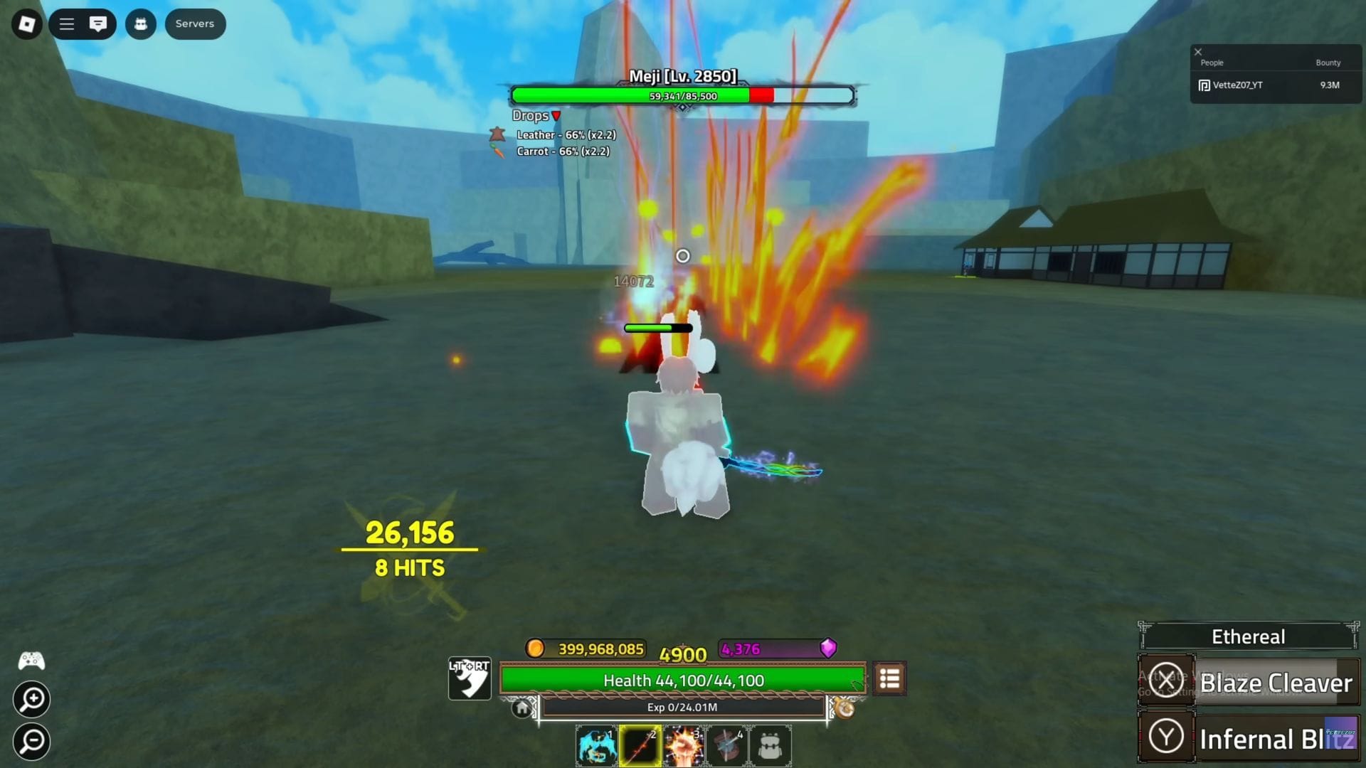 Ethereal in action (Image via Roblox || YouTube/@Vettez07)