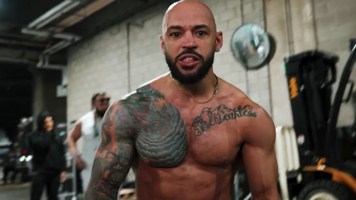 WATCH: Ricochet crashes out after losing his title at AEW Revolution 2026