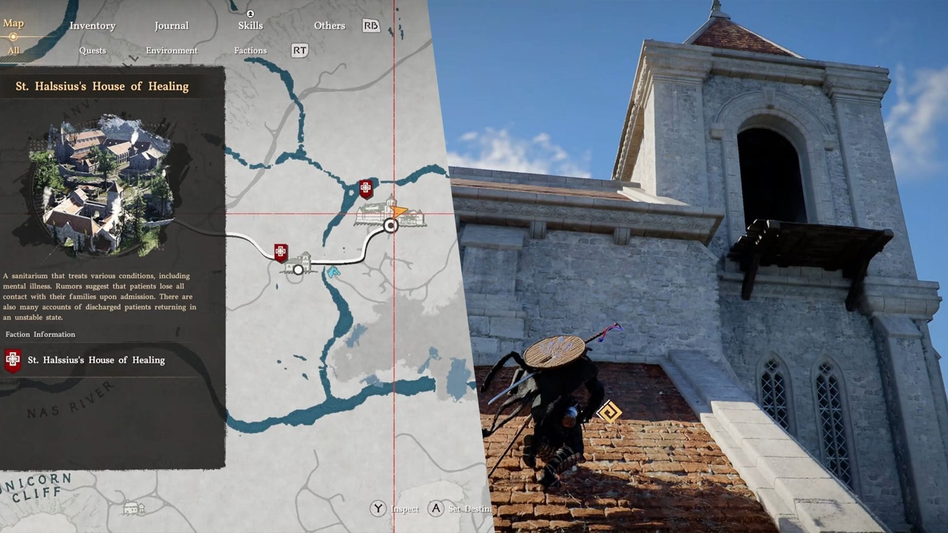 The Blackwing Boots are in a hidden chamber in the tower (Image via Pearl Abyss)