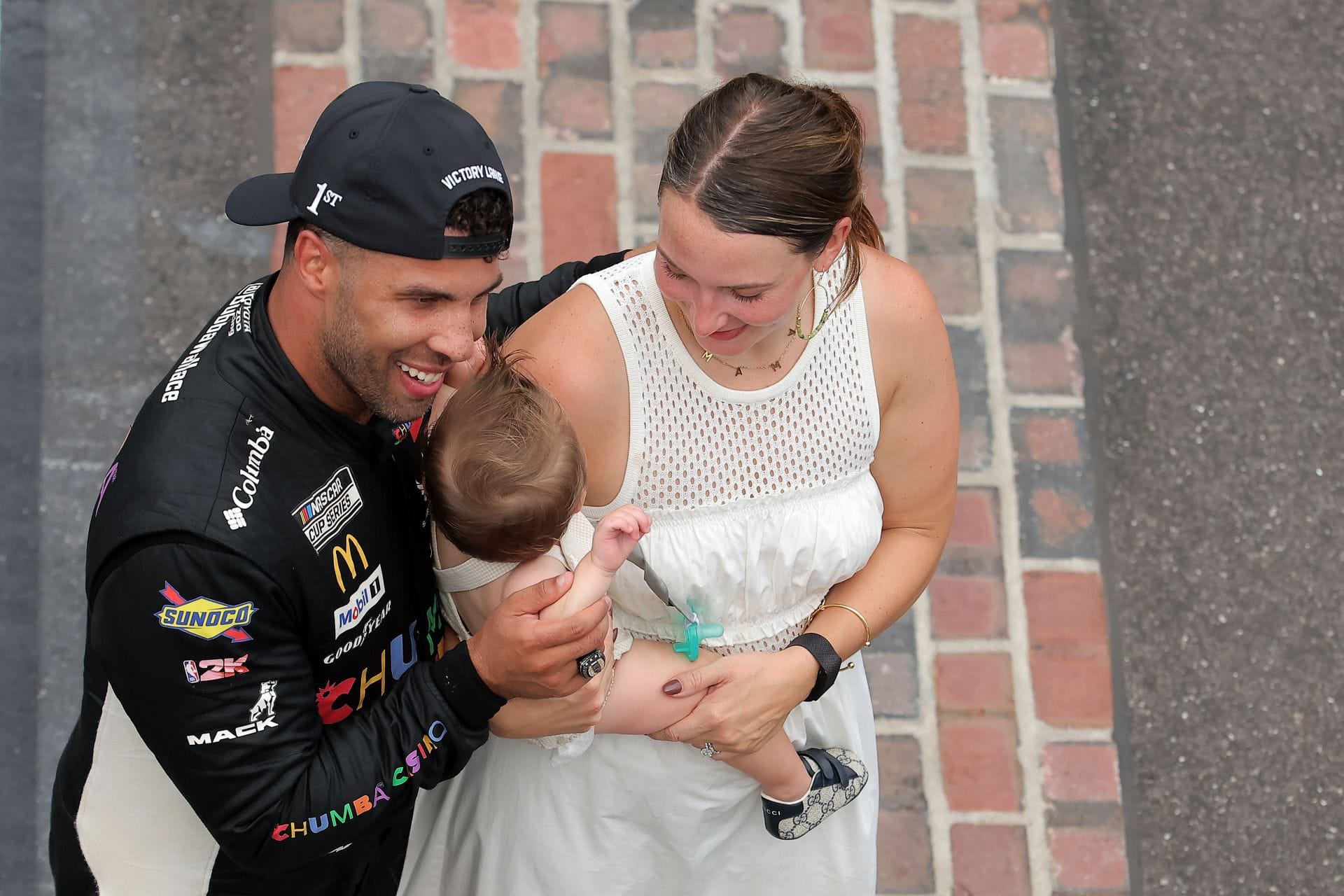 Bubba Wallace announces birth & name of his second child after securing front row at Darlington