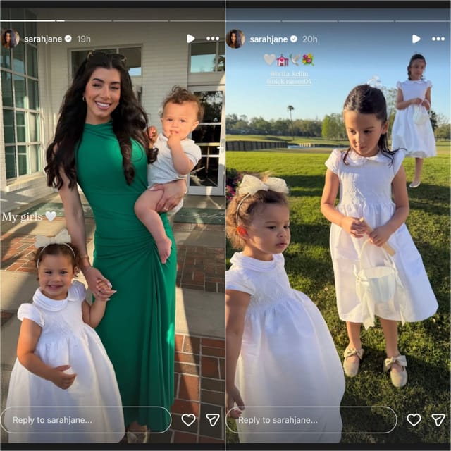 Dak Prescott's ex Sarah Jane shifts mind from breakup drama to embracing motherhood responsibilities with wedding outing with daughters