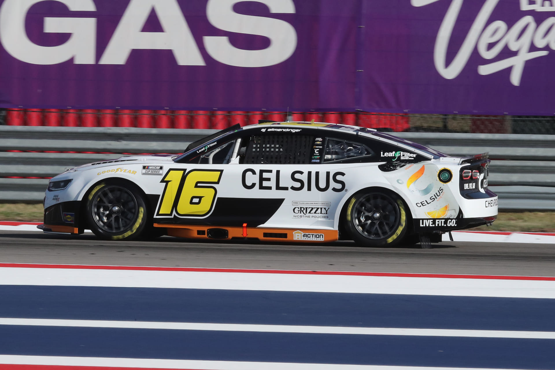 NASCAR driver AJ Allmendinger taken to care center on stretcher after COTA Cup race