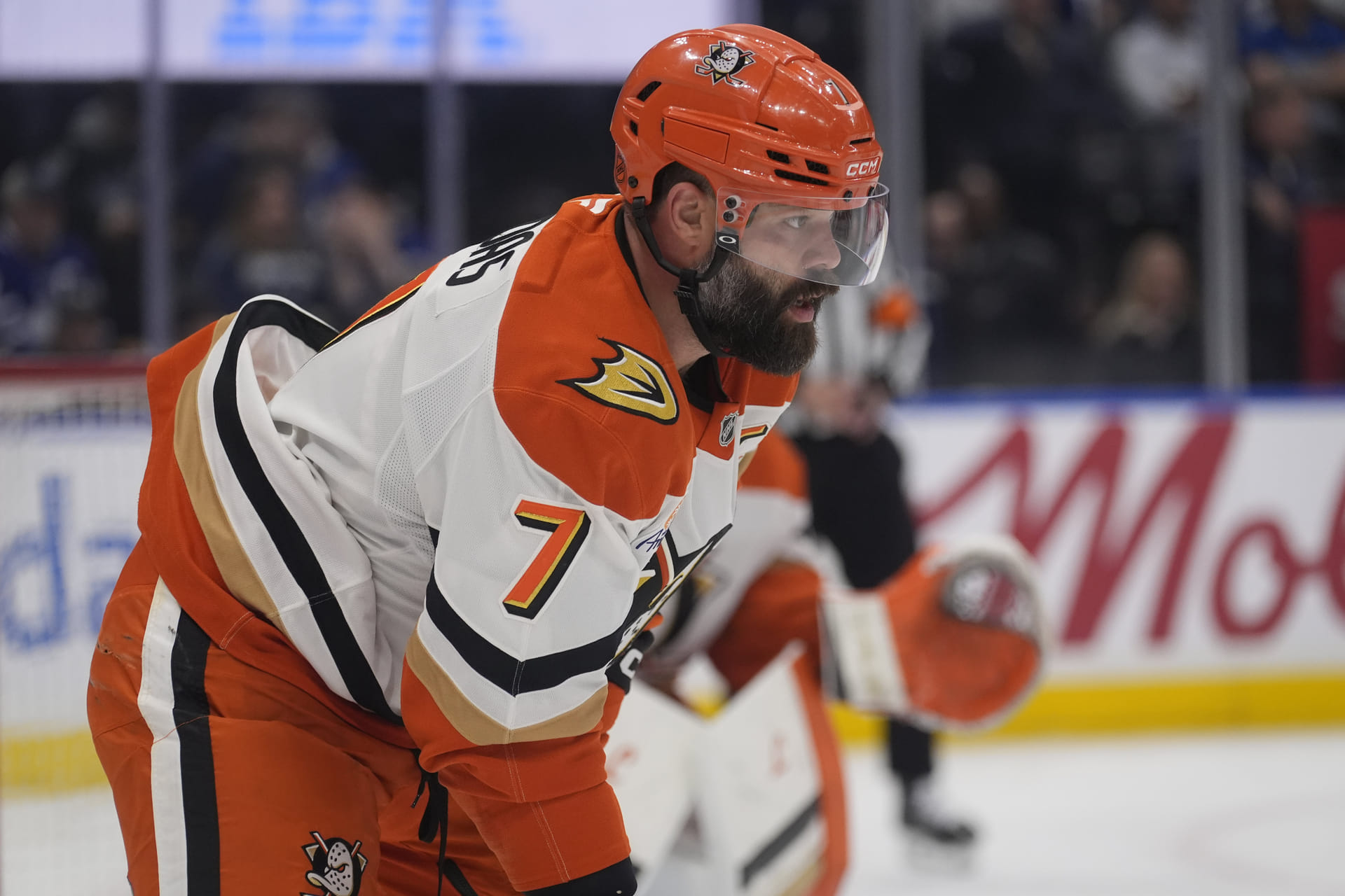 Radko Gudas makes his feelings known as he pushes through injury to play against Maple Leafs