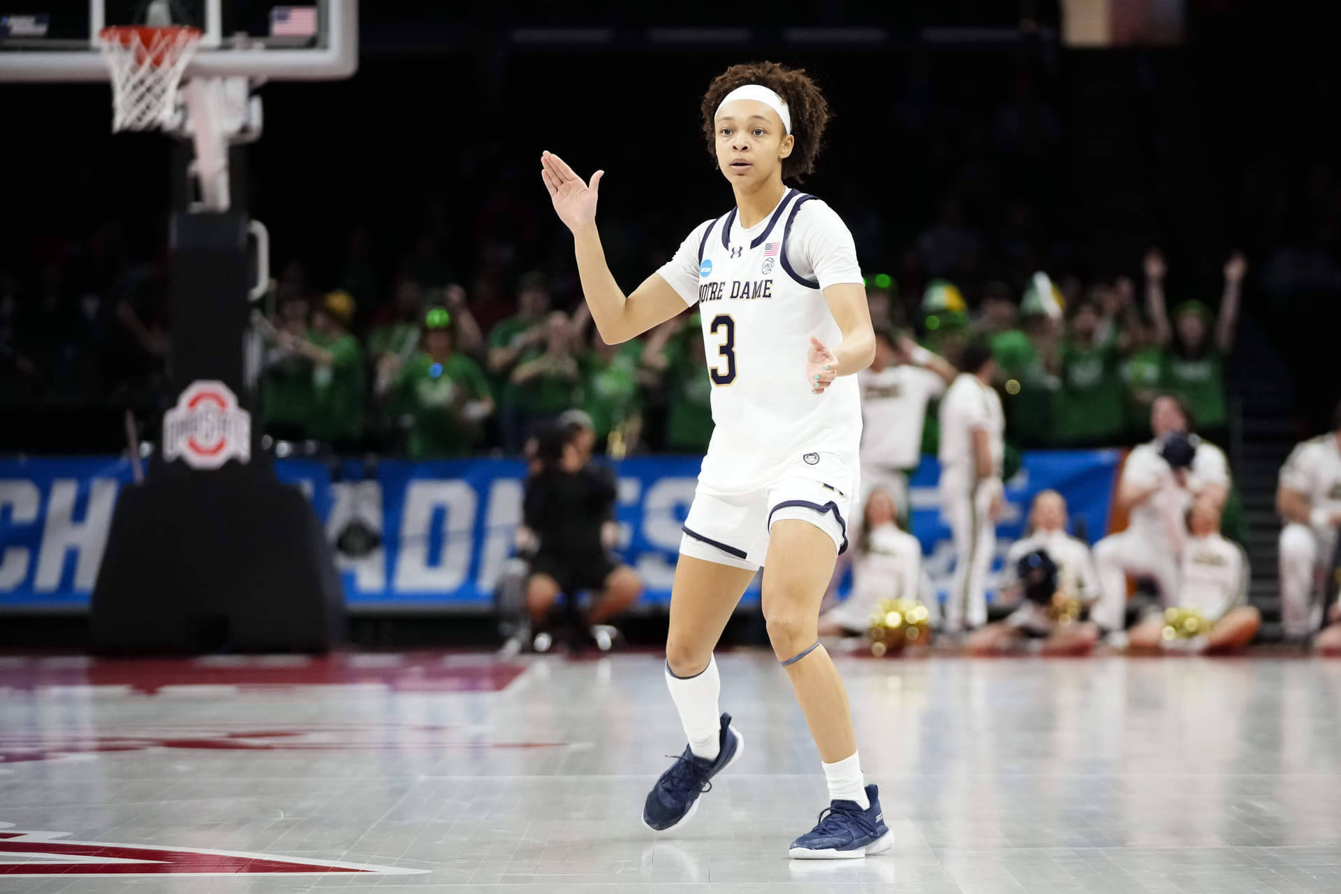Hannah Hidalgo hilariously denies ‘villain’ tag after helping Notre Dame advance to 5th-straight Sweet 16 appearance