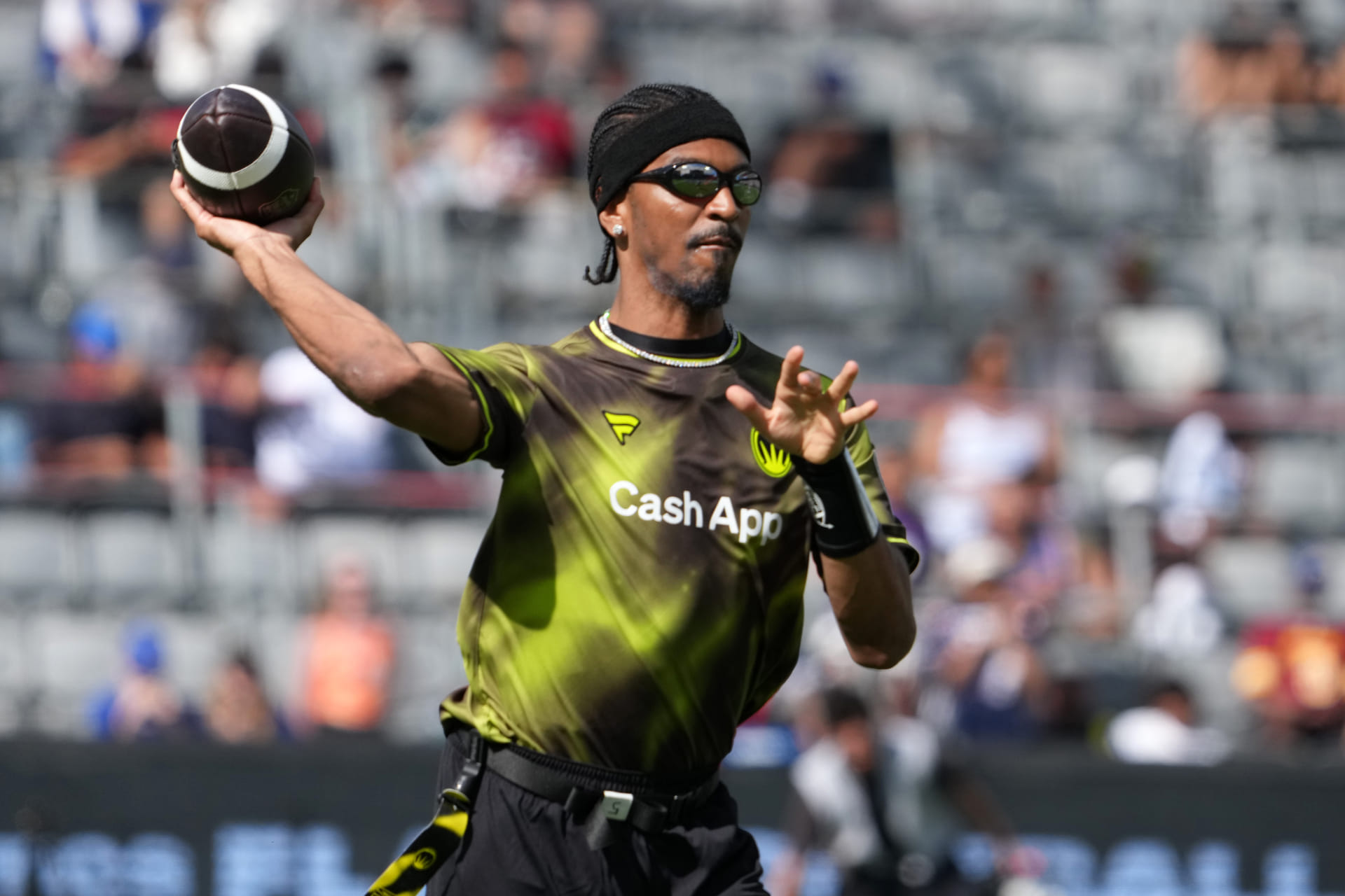 "Can’t believe Commanders are cool with this": NFL analyst slams Jayden Daniels playing as WR in flag football with Tom Brady & Joe Burrow