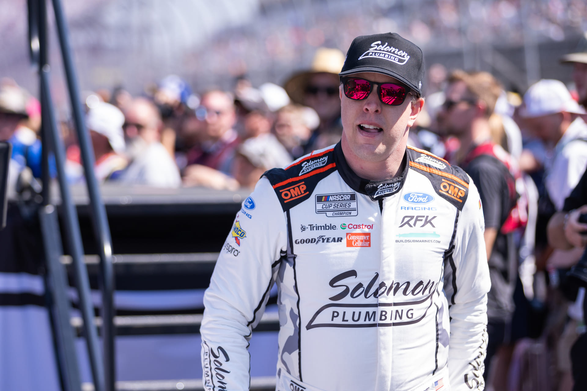 “The race car’s my home”: Brad Keselowski defies leg injury to deliver a runner-up finish for RFK Racing in Darlington&nbsp;