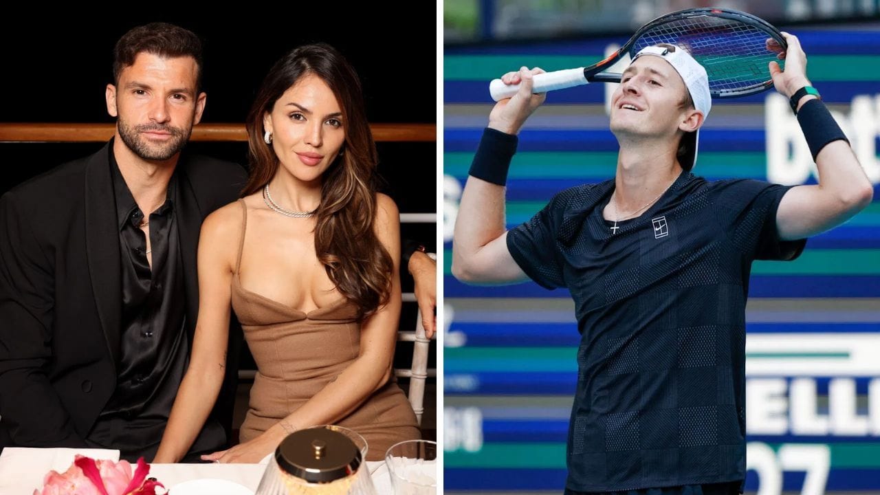 Grigor Dimitrov's girlfriend Eiza Gonzalez shares loving reaction to Sebastian Korda upsetting Carlos Alcaraz at Miami Open