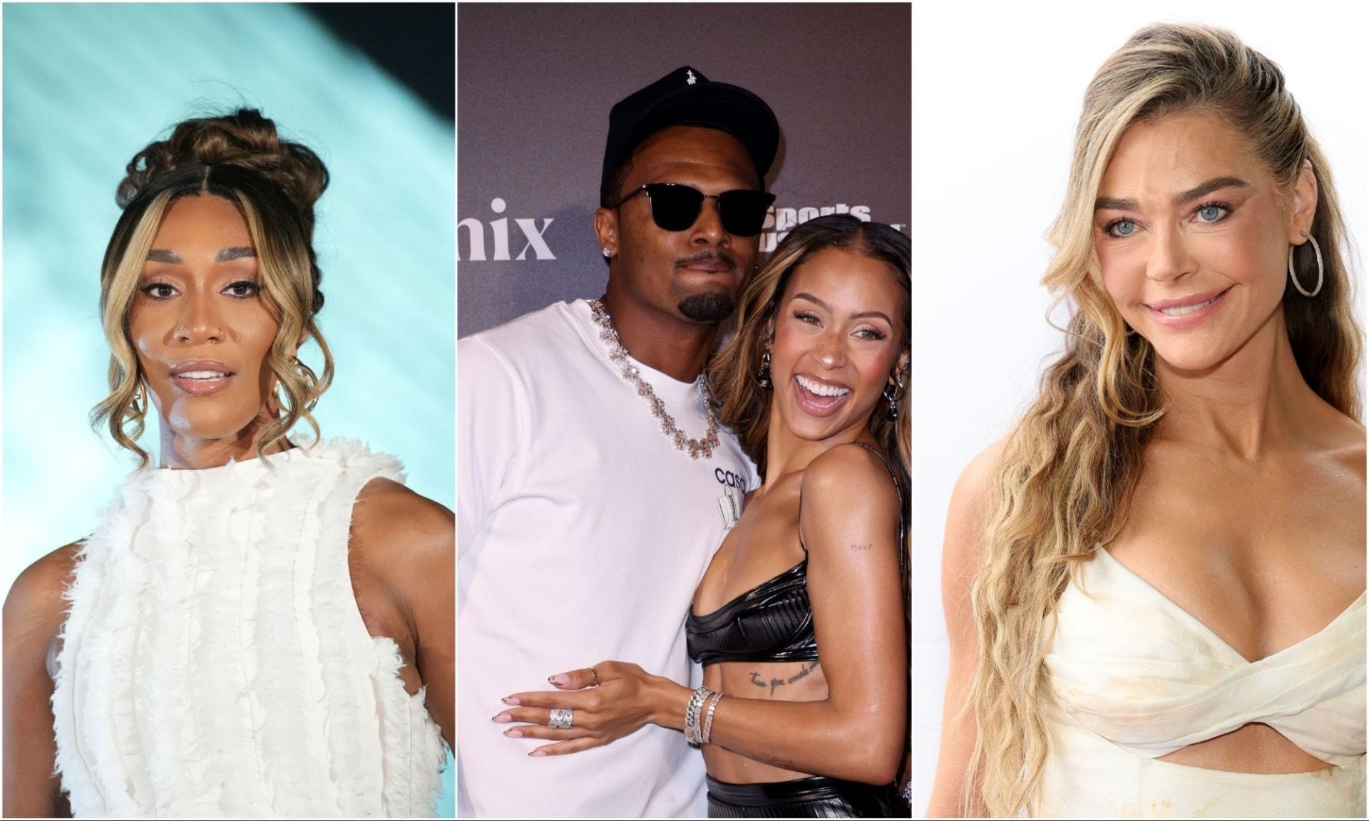 Deshaun Watson & wife Jilly Anais enjoy courtside with A