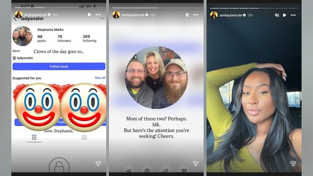 Kayla Nicole trashes troll for attention-seeking comment (Image via Instagram/@iamkaylanicole)