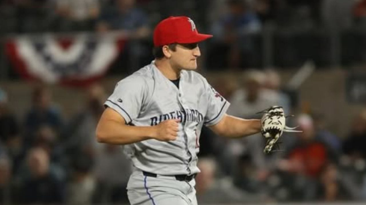 Ben Simon in action for the Binghamton Rumble Ponies (Image via Instagram.com/@bsim_4)
