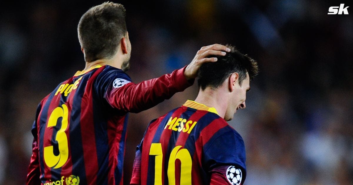 "We were winning games 15-0" - Gerard Pique shares experience of playing alongside 'insane' Lionel Messi in Barcelona's youth academy