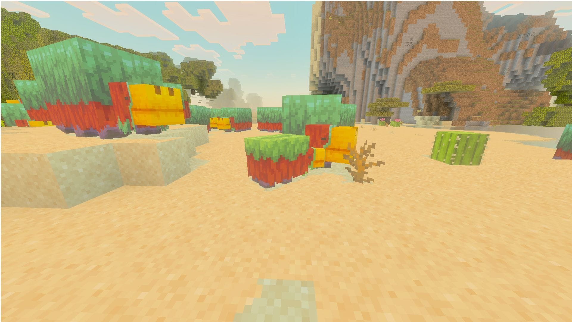 The Minecraft Bedrock 26.10 update introduces the Tiny Takeover drop (Image via Sportskeeda Gaming || Mojang Studios)