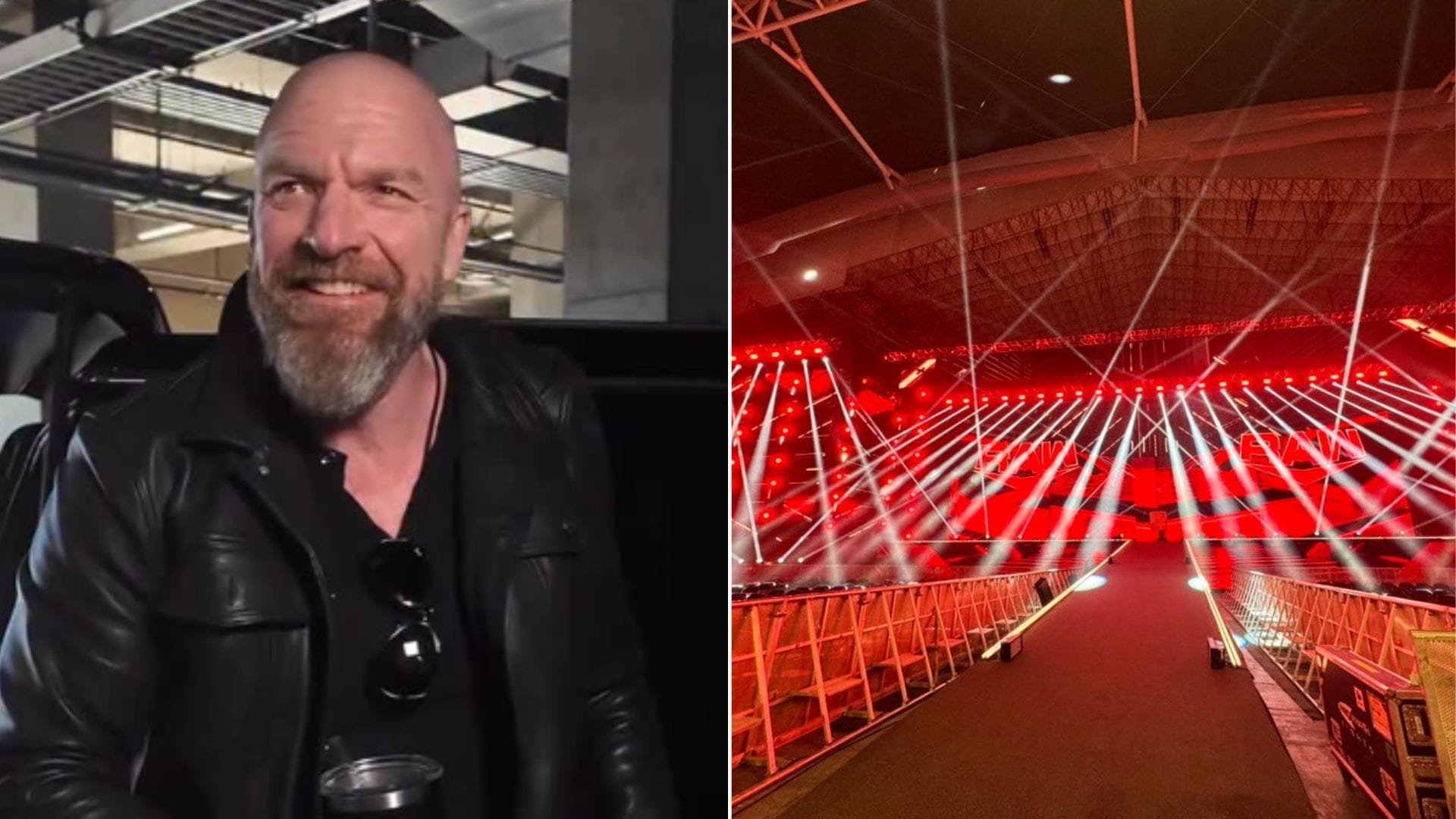 Triple H welcomes icon to WWE RAW; hands him a title backstage