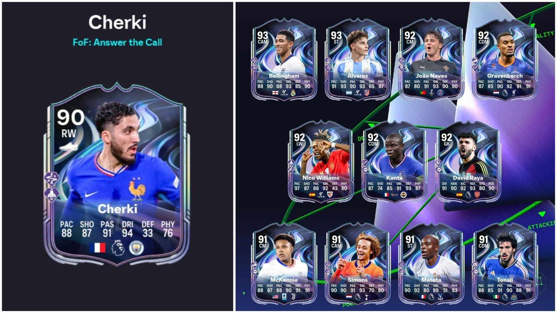 EA FC 26 Rayan Cherki FOF Answer the Call SBC: The Manchester City winger receives a massive boost in the brand new promo