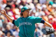 Logan Gilbert in action for the Seattle Mariners - Source: Getty