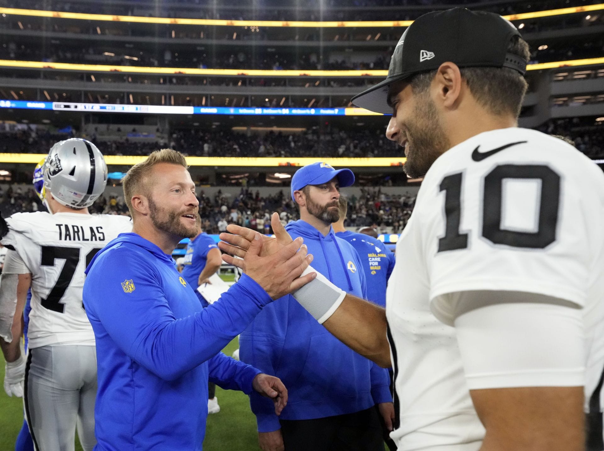 Rams HC Sean McVay considers $100,000,000 QB to backup Matthew Stafford amid Jimmy Garoppolo's uncertain future