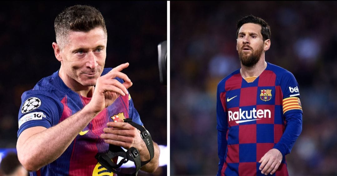 Robert Lewandowski breaks Champions League record held by Lionel Messi after scoring against Newcastle
