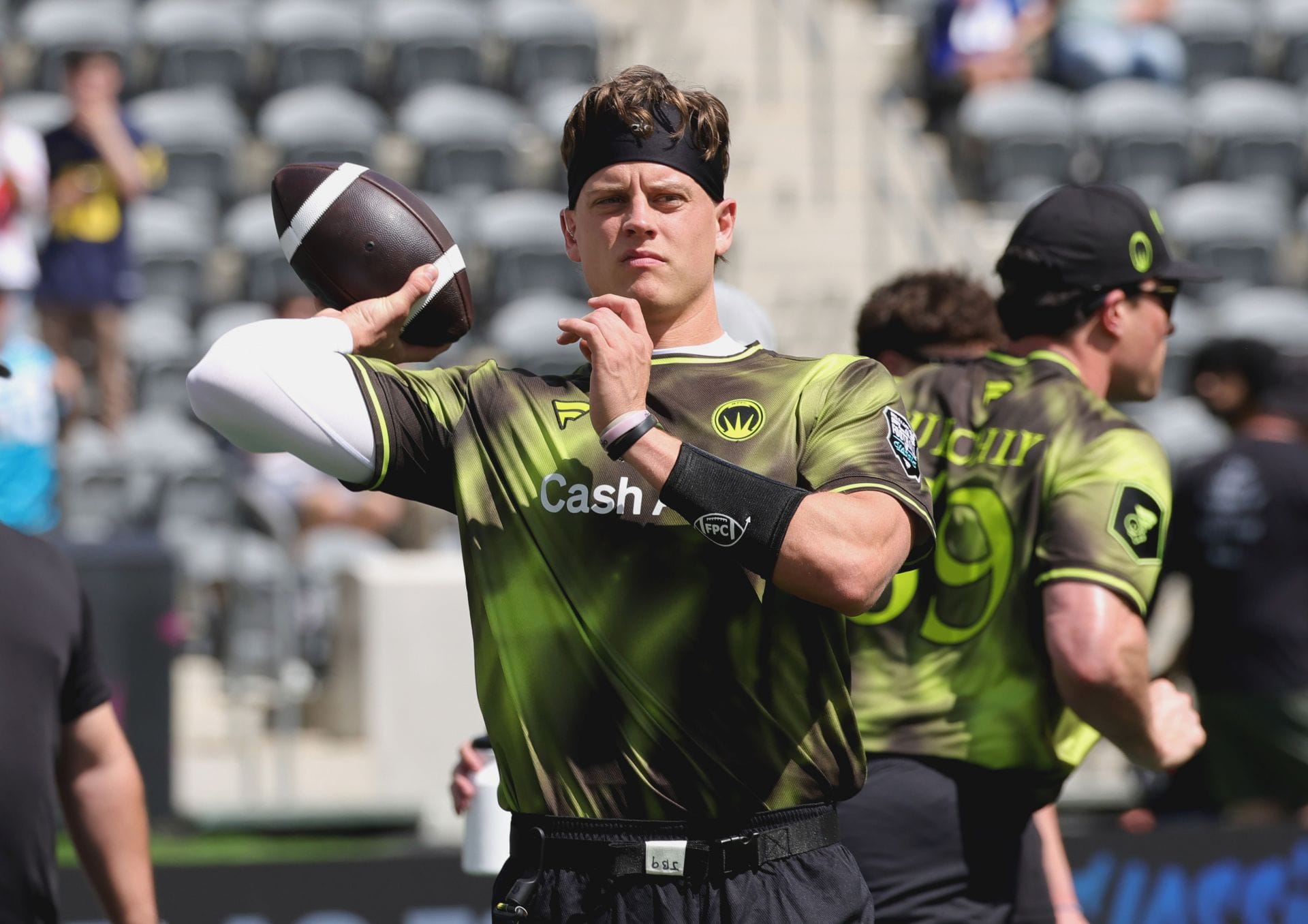 “He's 100% getting injured by mid October” “Irresponsible”: NFL fans react as Joe Burrow gets hit during Fanatics flag football game