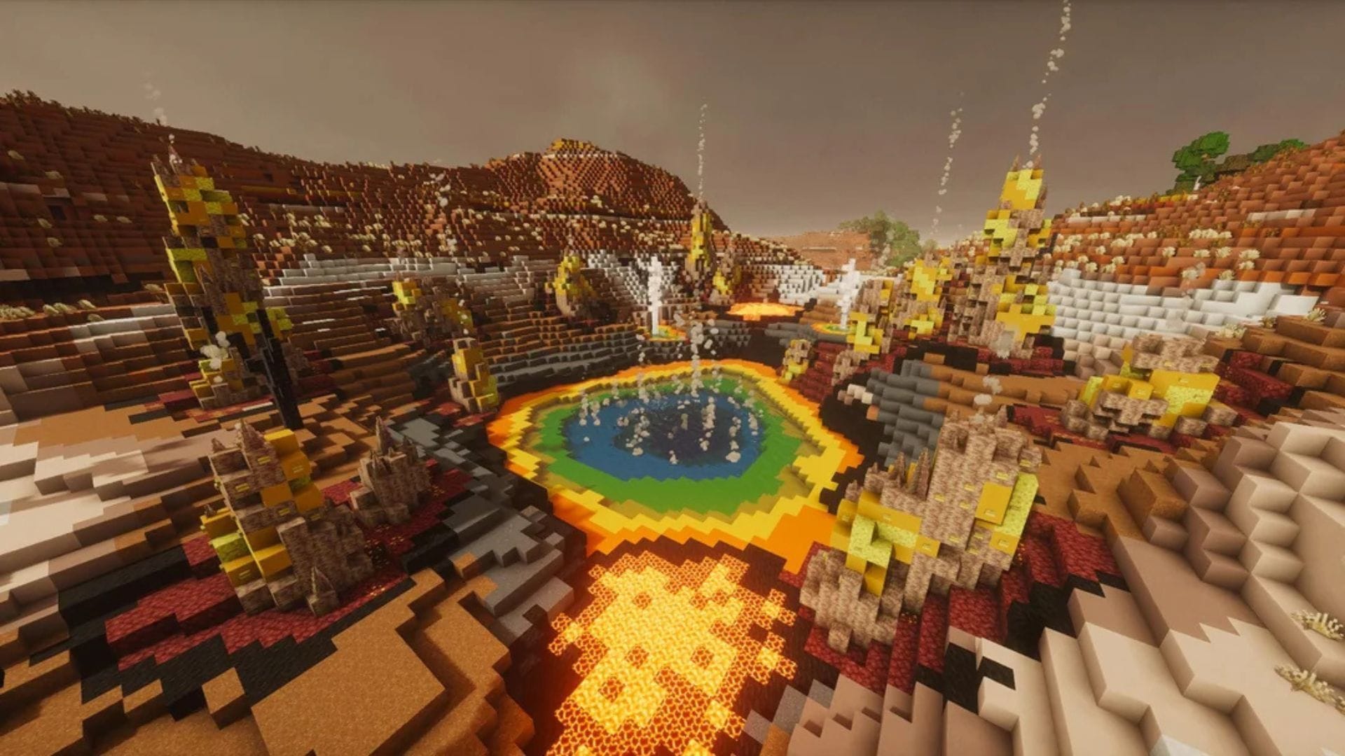 Minecraft fan shares beautiful idea for surface sulfur biome
