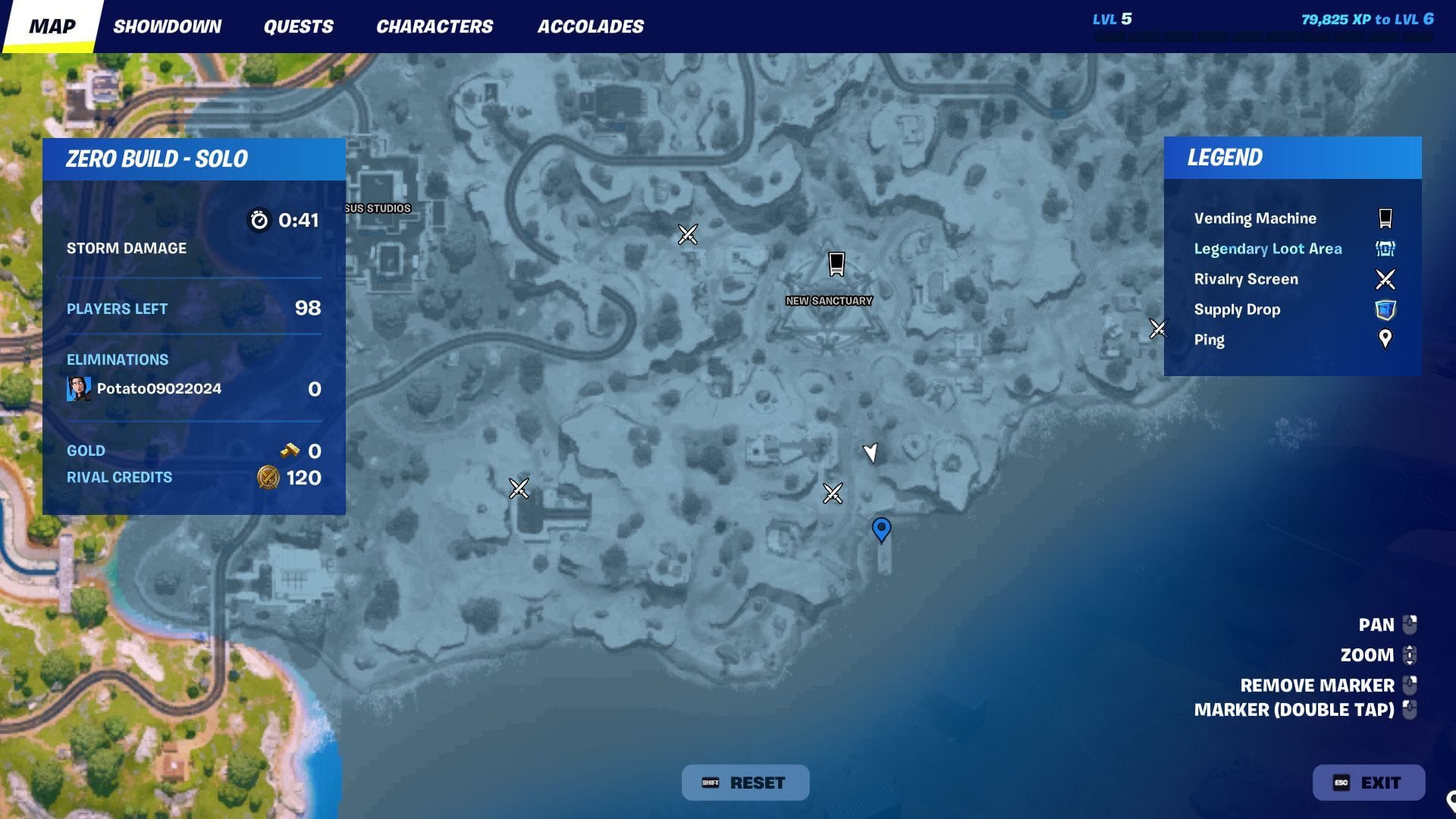 Boat off the coast (Image via Epic Games)