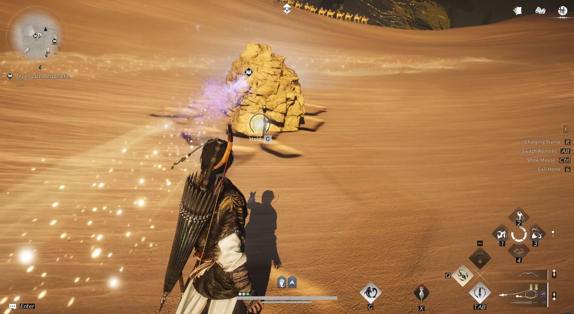 Use Cosmic Reversal to restore the stone and catch Shadowfin (Image via NetEase)