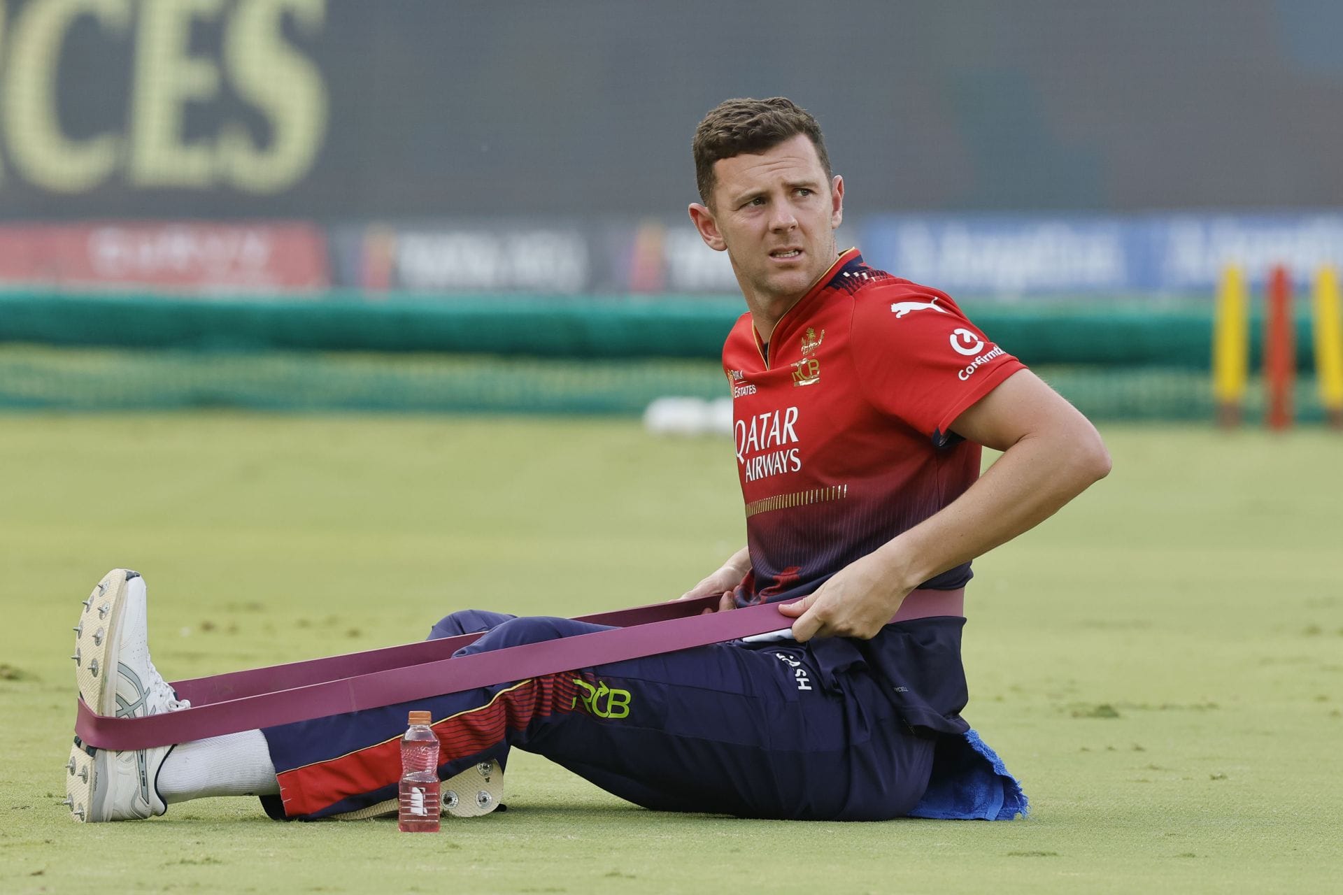 Why is Josh Hazlewood not playing today's RCB vs SRH IPL 2026 match?