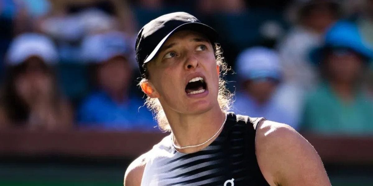 WATCH: Iga Swiatek lashes out at her team & smashes towel in rare angry outburst during Indian Wells QF meltdown