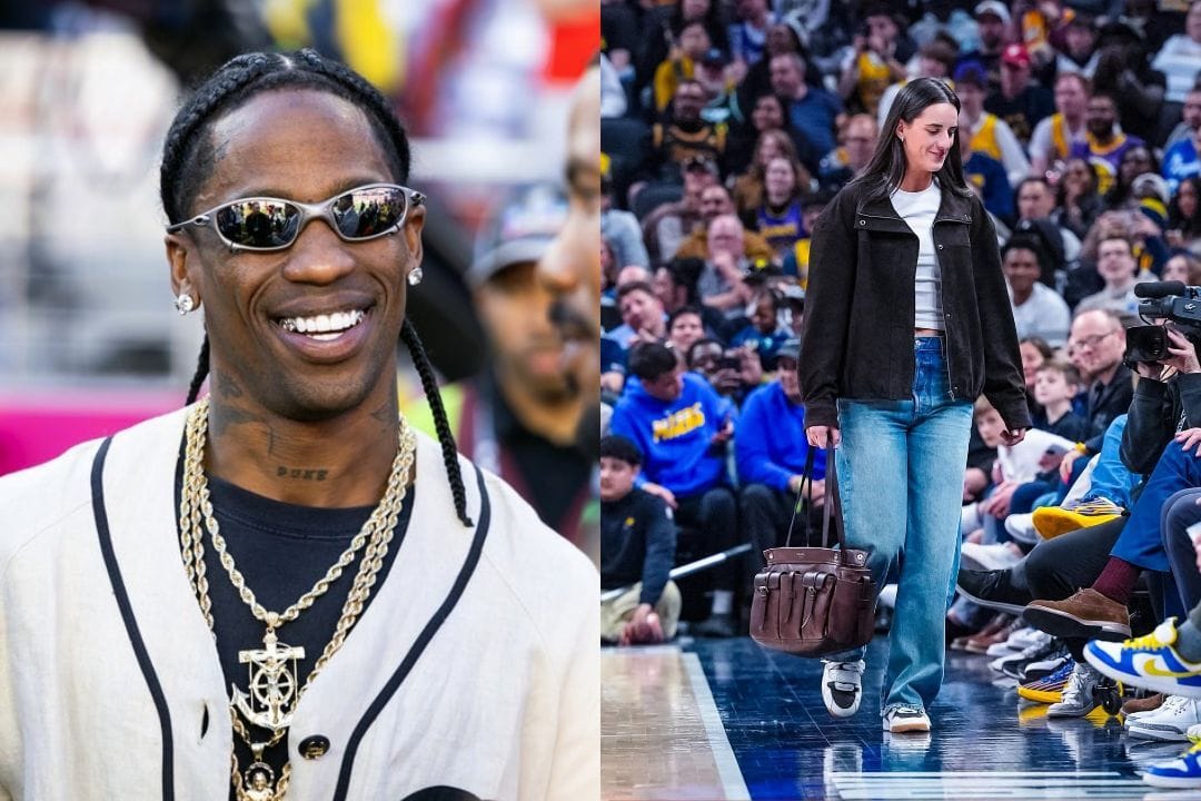 Travis Scott can't keep calm after Caitlin Clark elevates her swag with a luxury $5,180 Prada tote bag flex