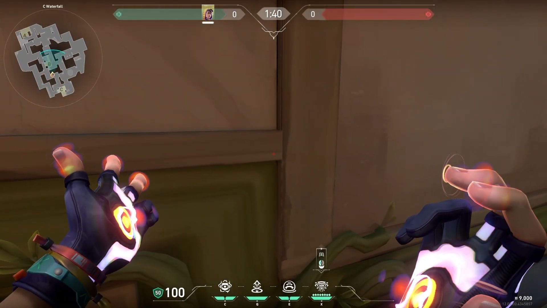 B-Site defending Bassquake from C Waterfall (Image via SK Gaming || Riot Games)