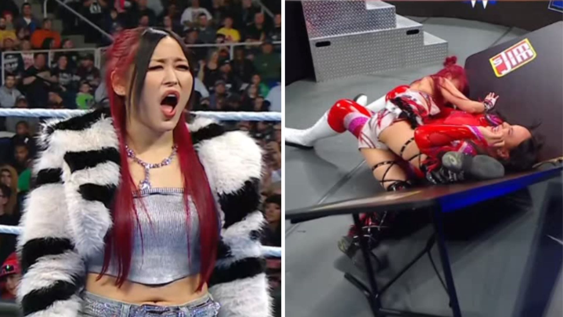 [Watch] IYO SKY horrifyingly lands straight on her head in botched move on WWE RAW