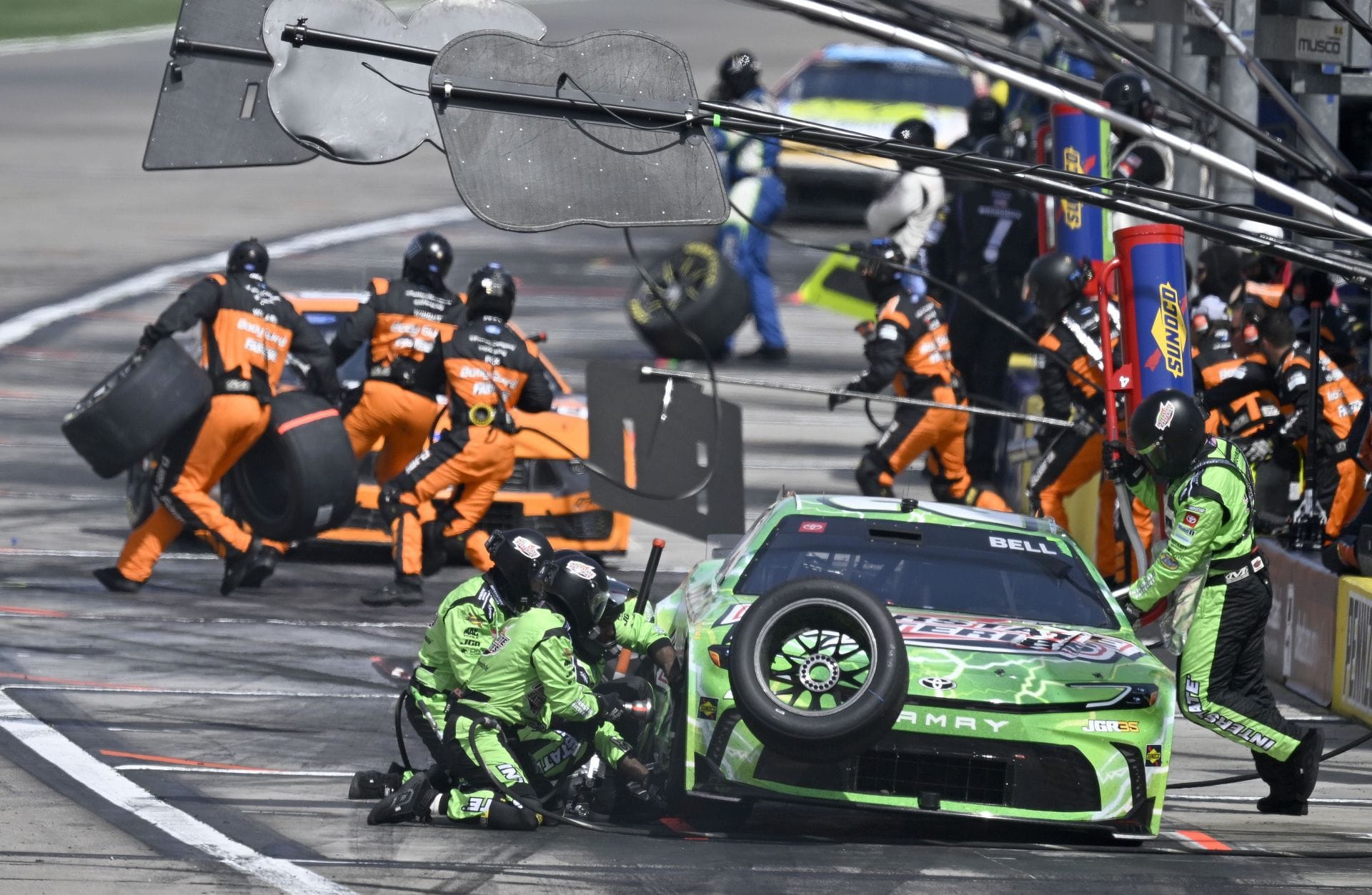 Joe Gibbs Racing set NASCAR record with first 7-second pitstop