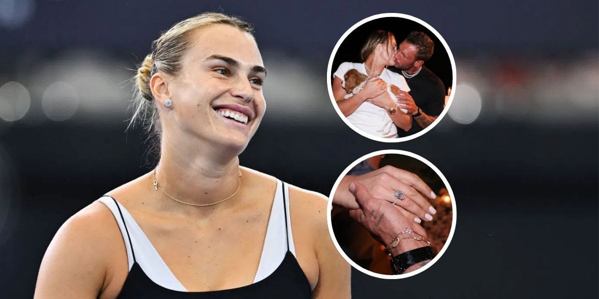 Inside the details of Aryna Sabalenka’s stunning 12-carat engagement ring following Georgios Frangulis’ romantic poolside proposal
