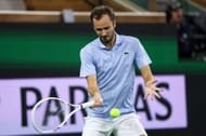 Daniil Medvedev in action at the 2026 BNP Paribas Open in Indian Wells (Source: Getty)