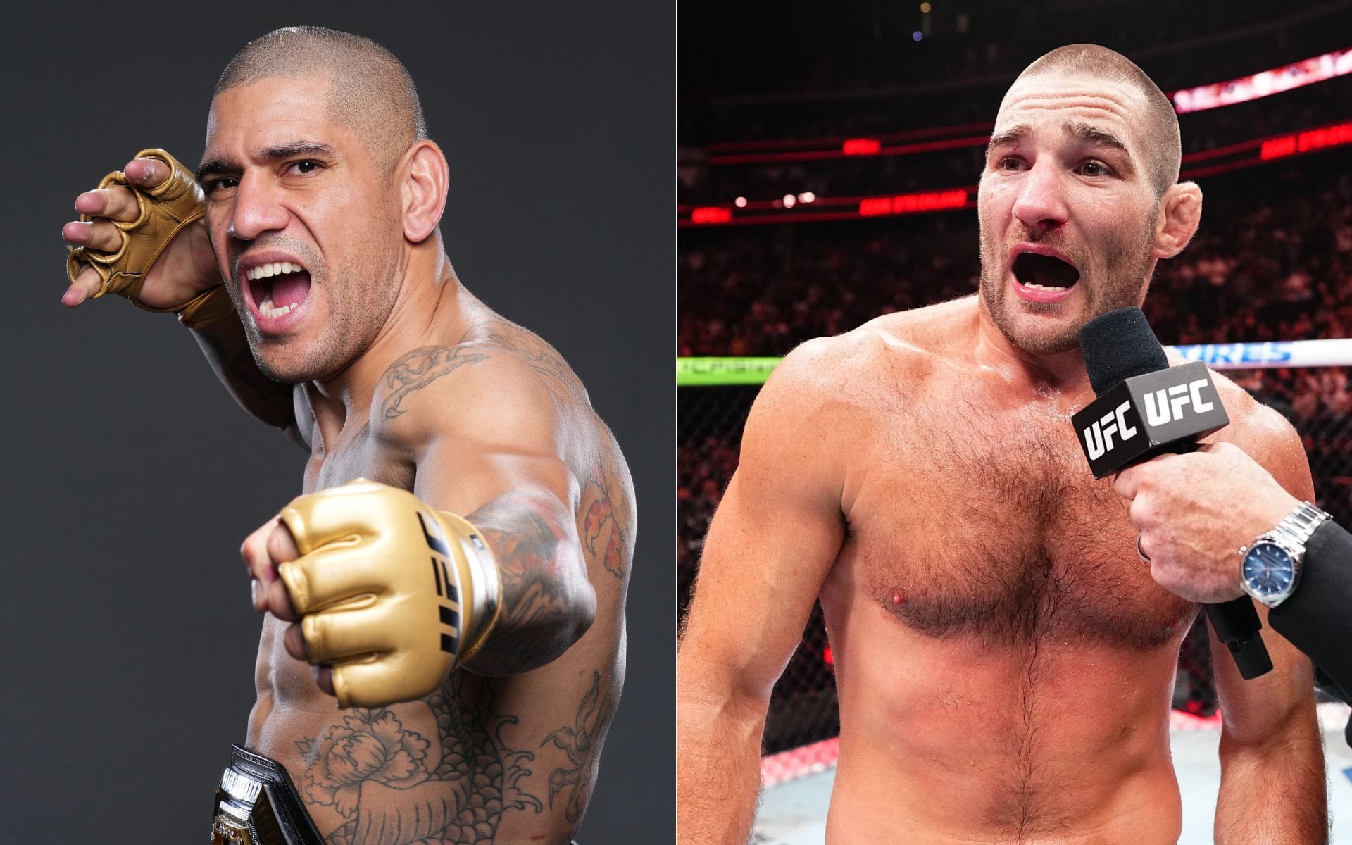 "Nearly took the soul of Sean" - Fans react as Alex Pereira and Sean Strickland do a Max Holloway in sparring 