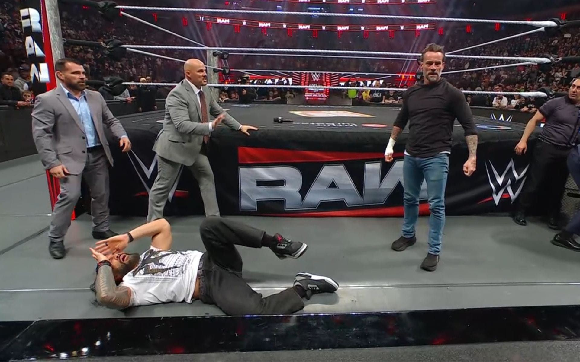 CM Punk censored on WWE RAW as he does the unthinkable to Roman Reigns before WrestleMania 42