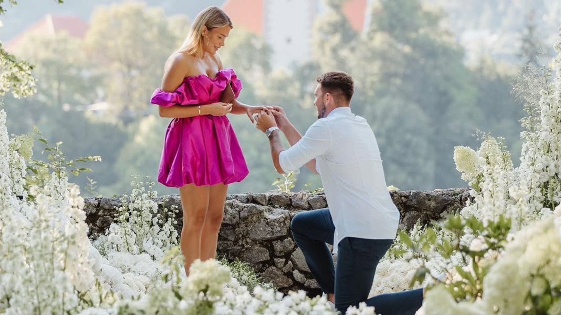 Anamarie Goltes and Luka Doncic - (Image via Instagram/@lukadoncic)