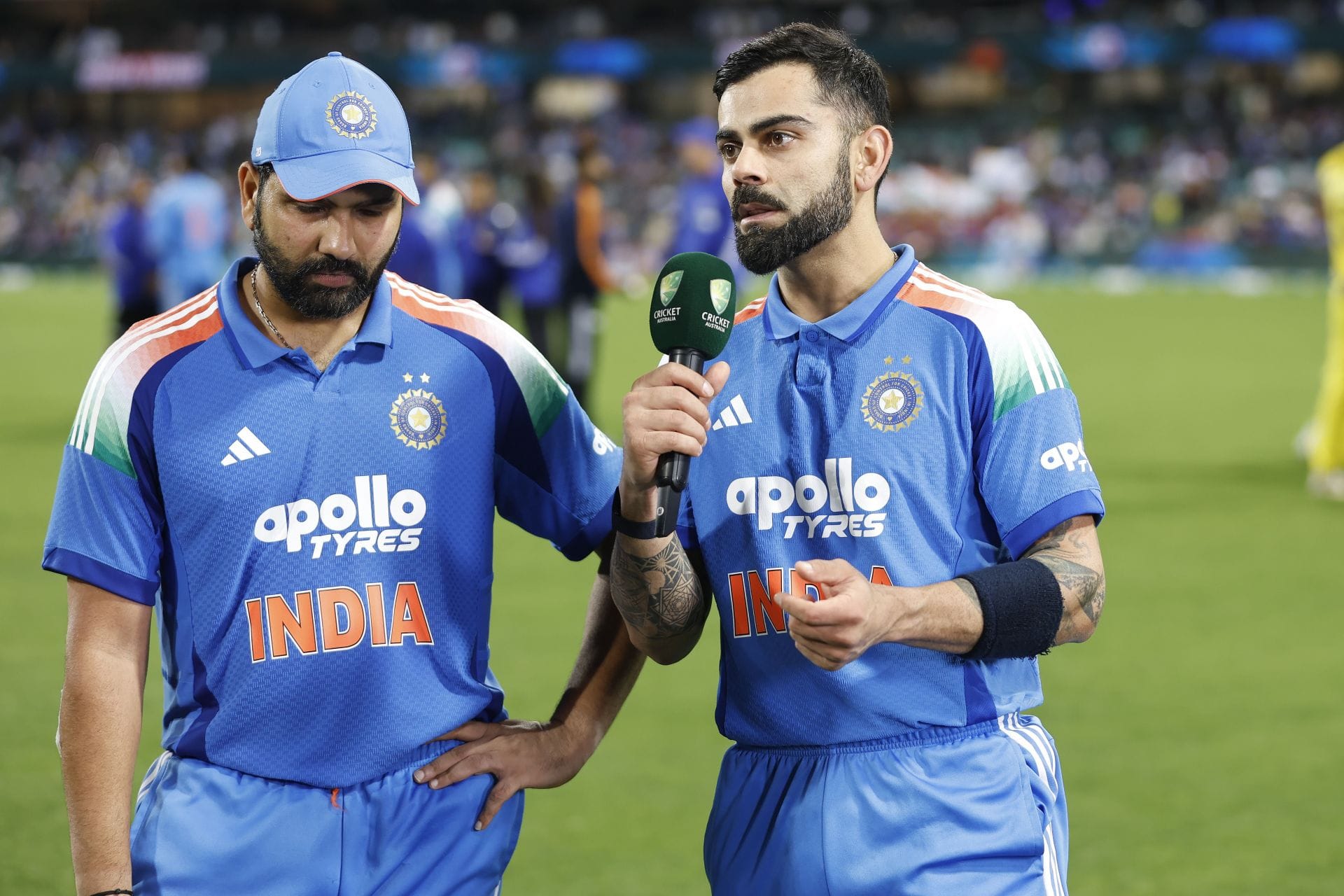 “Thank you for your time Capt.” - Bollywood web series star meets Virat Kohli ahead of IPL 2026 [In Pictures]