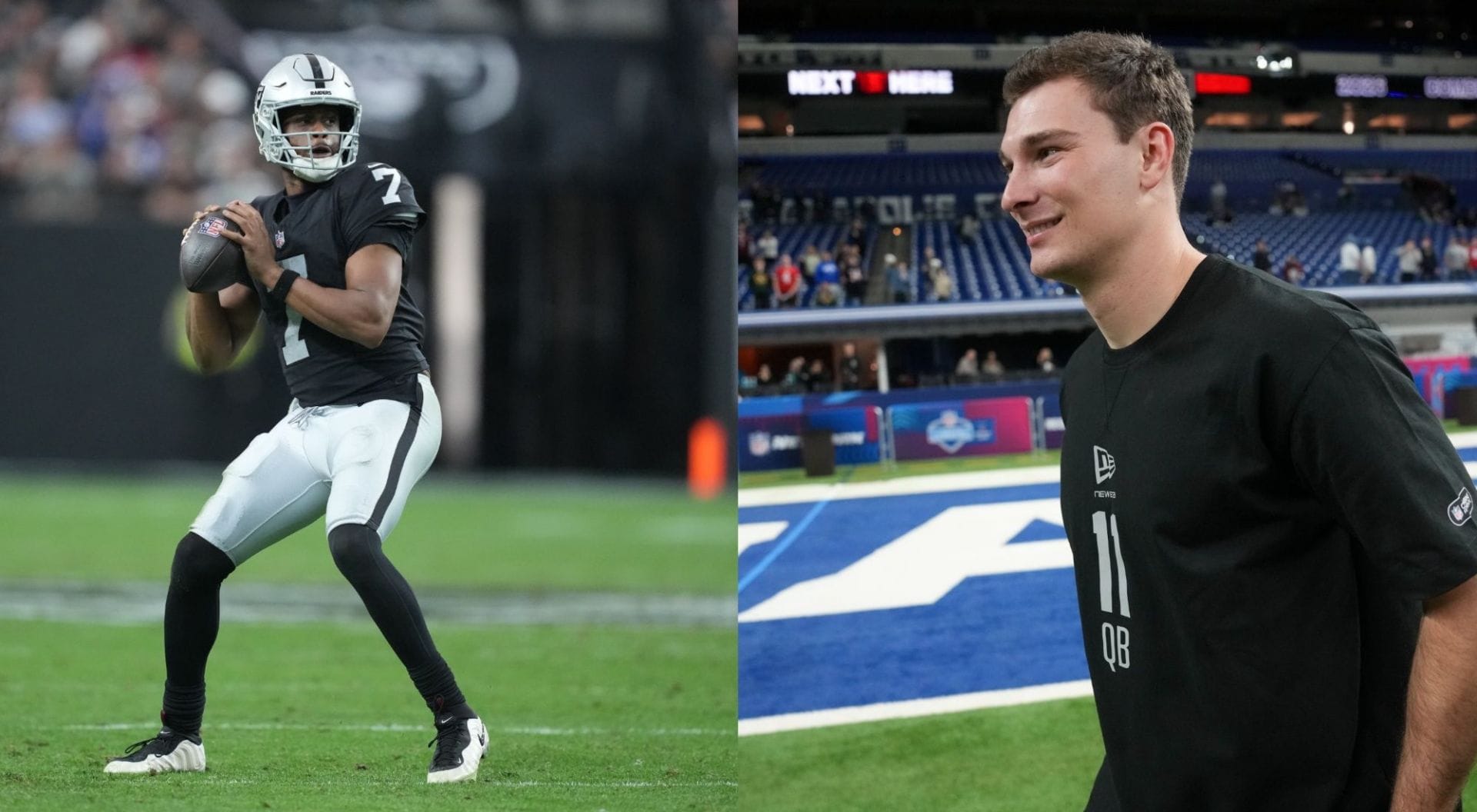 Geno Smith and Fernando Mendoza