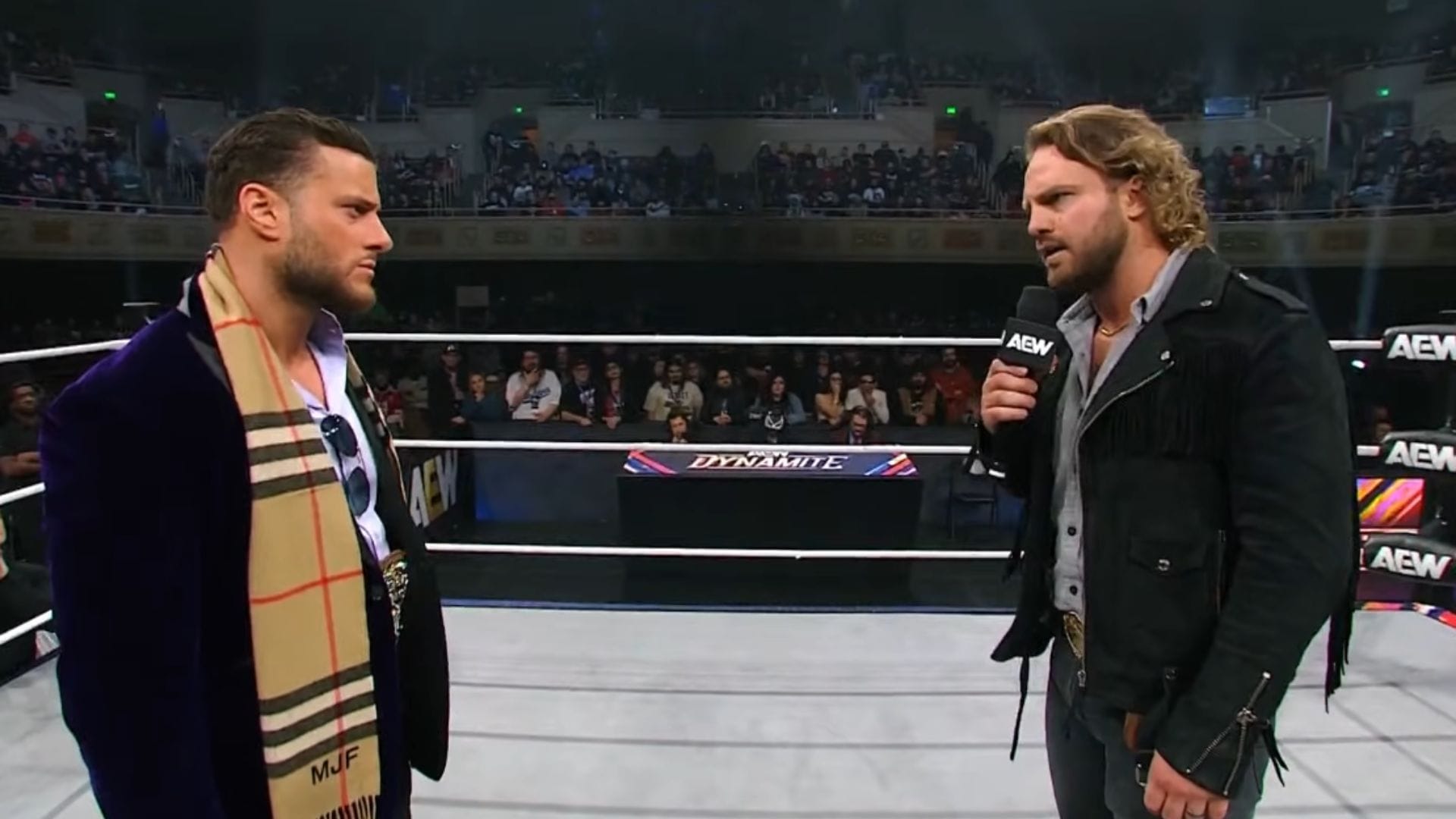 MJF and Hangman Adam Page (Image via YouTube @AEW)