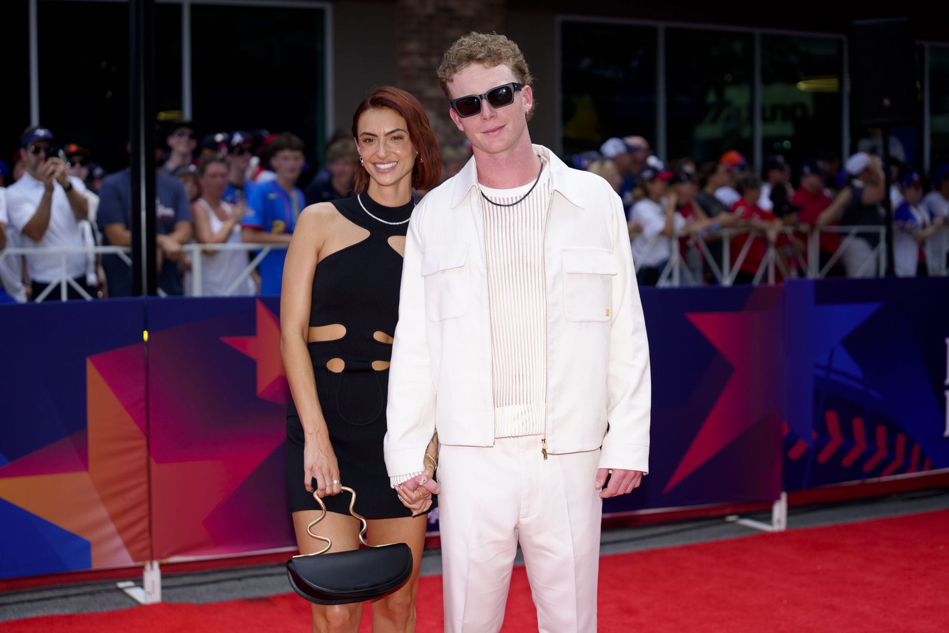 Pete Crow-Armstrong's girlfriend Hailey Lavelle dons white bikini during Miami beach outing