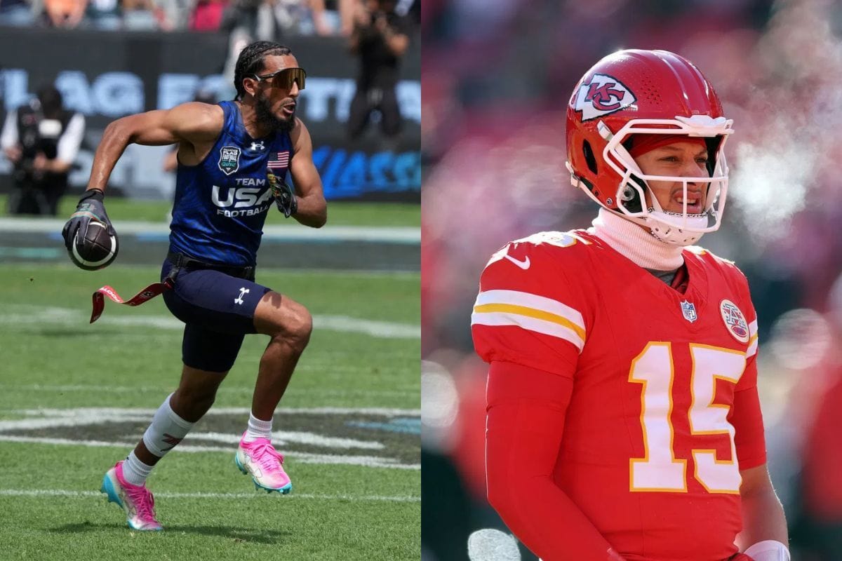 Team USA's Darrell Doucette makes stance clear on being "better than Patrick Mahomes" remarks after humiliating Tom Brady & co. in flag football