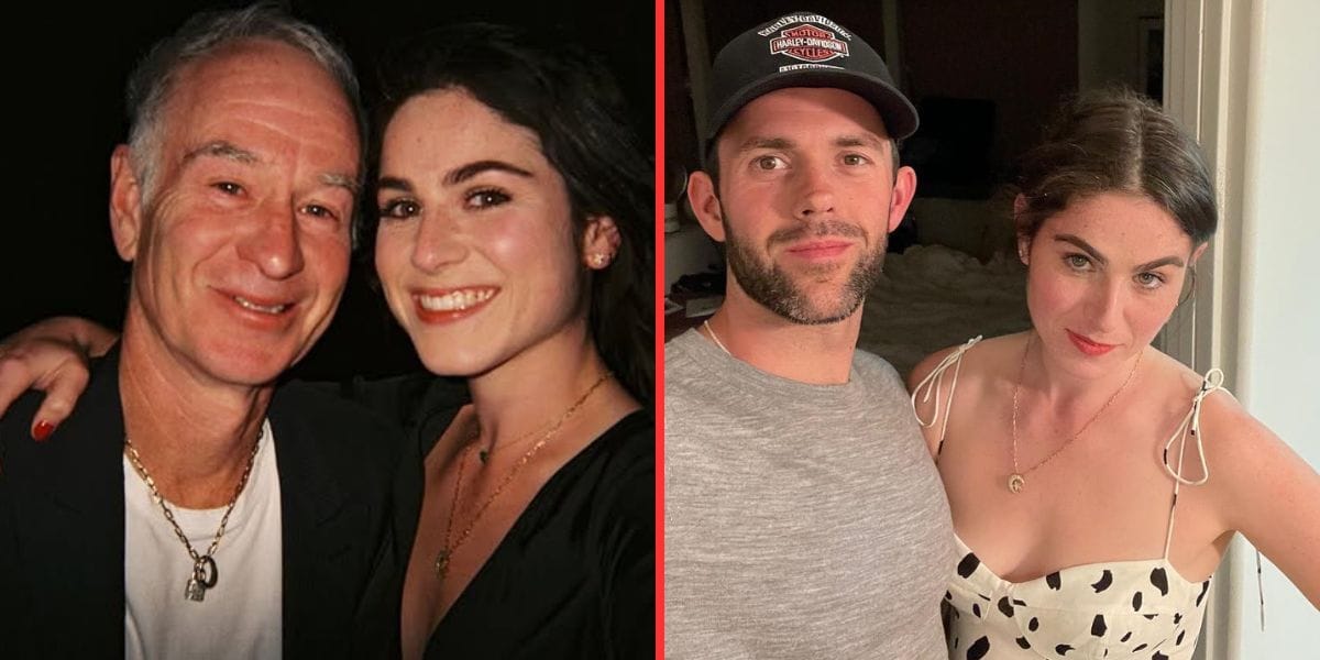 PICTURES: John McEnroe's daughter Emily makes rare appearance with fiancé Timothy at Indian Wells