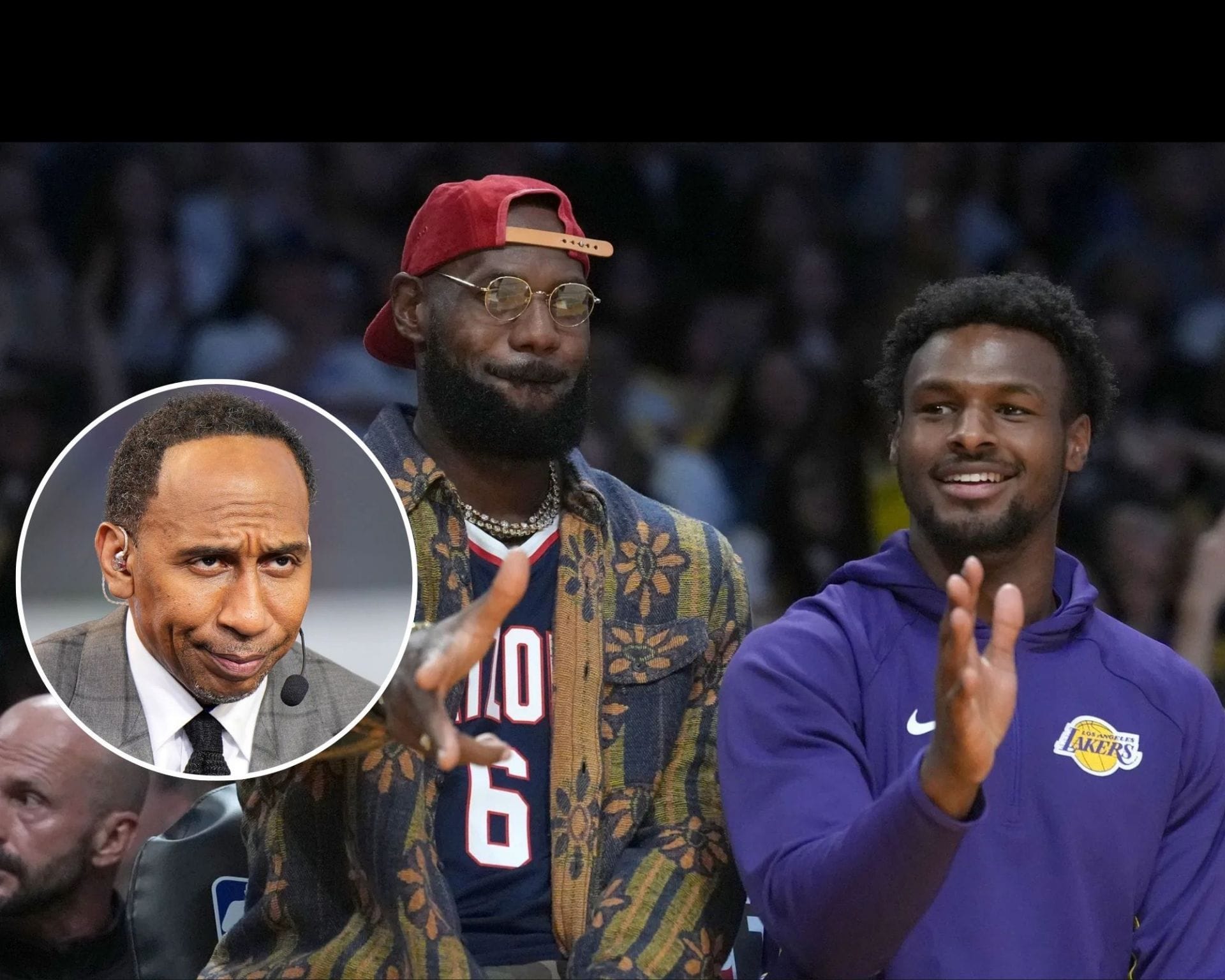 "He’s tryna get our vote" - NBA Fans Stunned as Stephen A Smith Lauds LeBron James Despite Beef Over Bronny James Remark