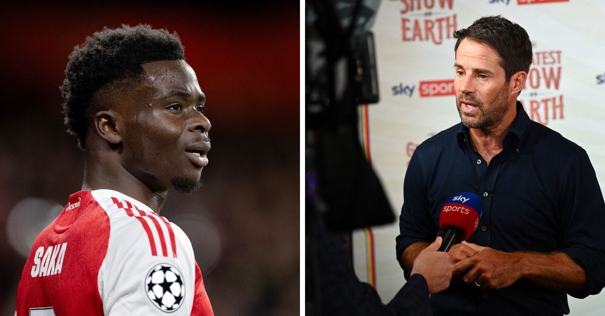 “Want to see more from him” - Jamie Redknapp suggests Arsenal must use Bukayo Saka in new position after Carabao Cup final loss