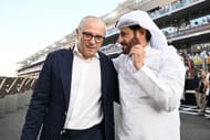 Mohammed Ben Sulayem and Stefano Domenicali at the 2025 Abu Dhabi GP - Source: Getty