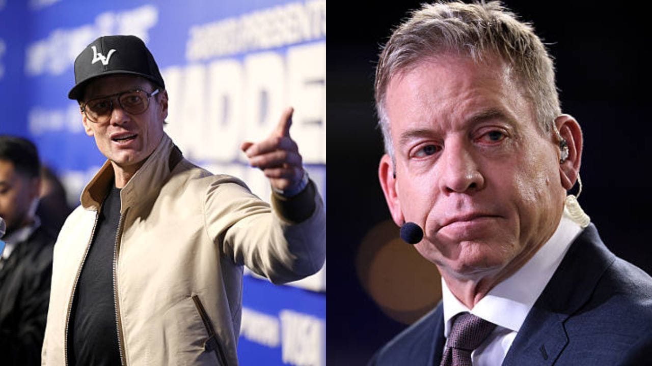 "They both should be fired," "Conflict of interest for sure": NFL fans react to Troy Aikman following Tom Brady's steps for roles with ESPN & Dolphins
