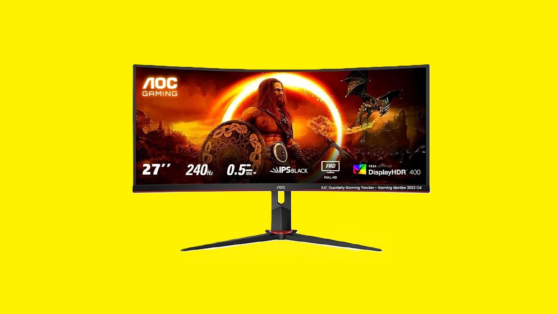Amazon provides one of the best monitor deals of early 2026 on the AOC 27G2Z (Image via AOC)