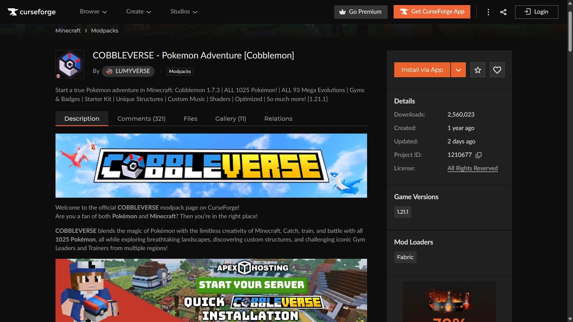 Minecraft Cobbleverse modpack guide