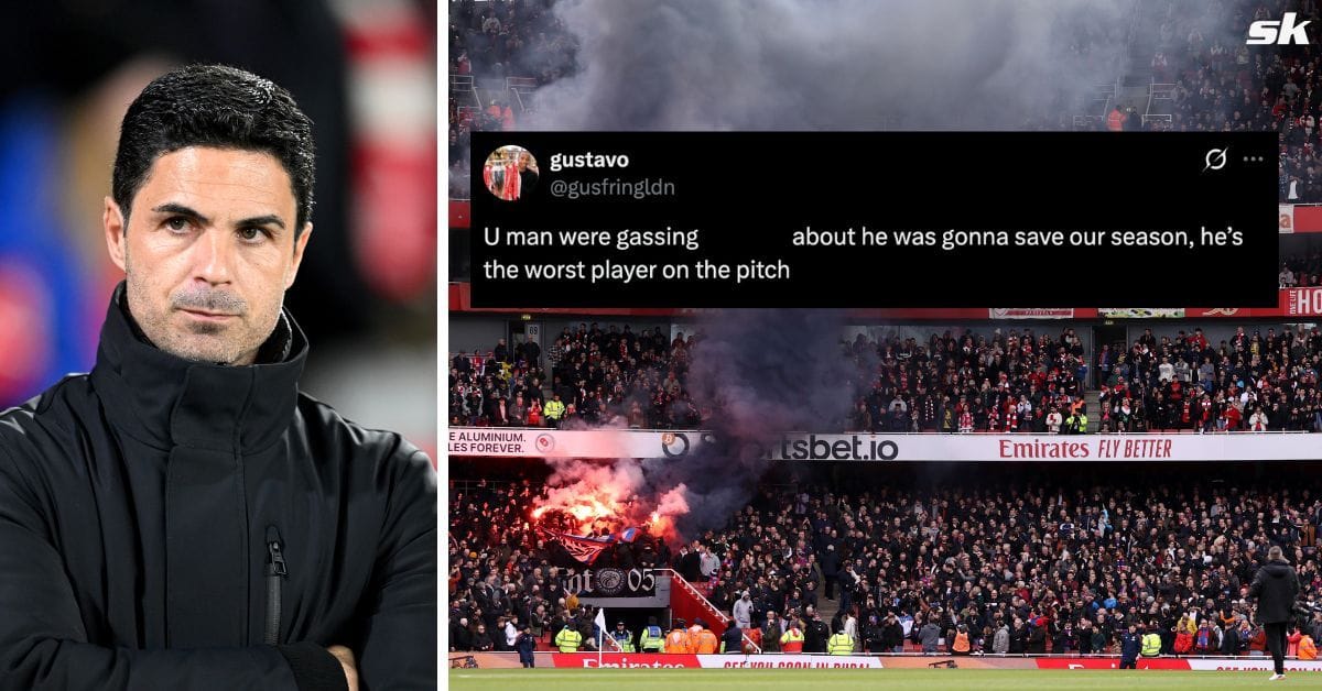 “Worst player on the pitch” - Arsenal fans blast attacker for poor performance in Carabao Cup final defeat to Man City